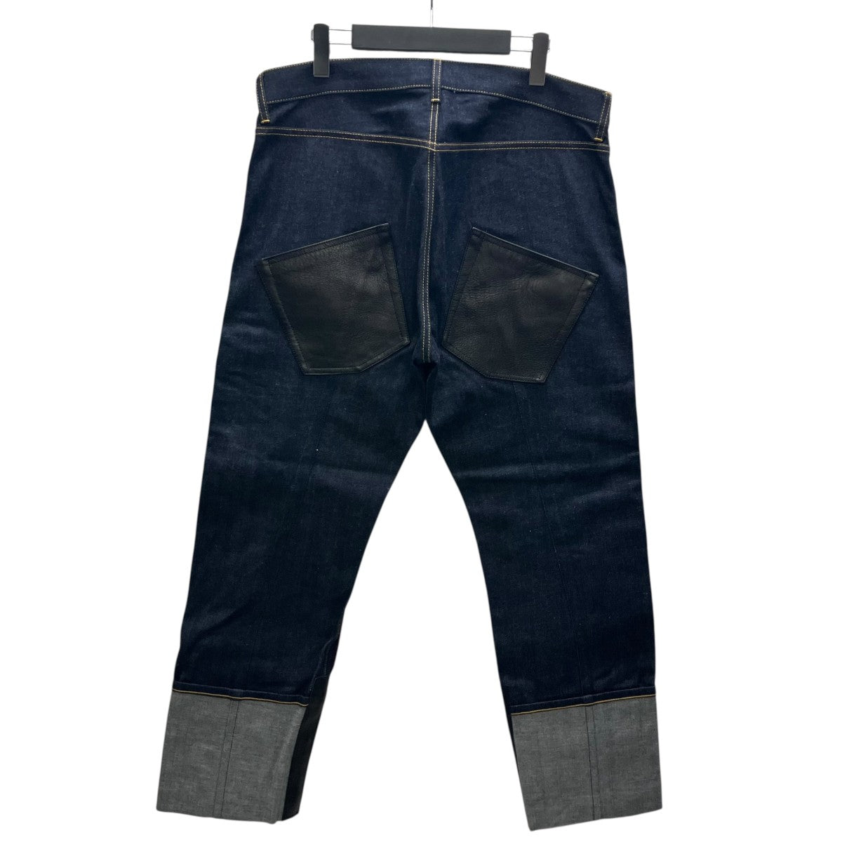 JUNYA WATANABE MAN(ジュンヤワタナベマン) 25AW フランネル切替レザー