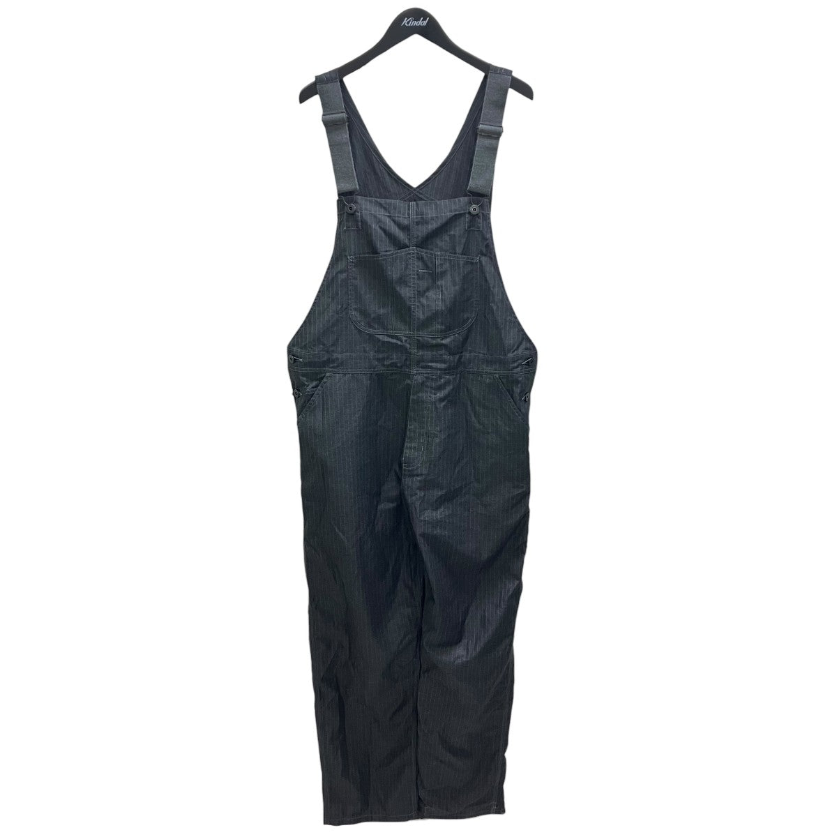JUNYA WATANABE MAN 26SS エステルビスコースストライプオーバーオール 古着・中古-1枚目のアイテム画像