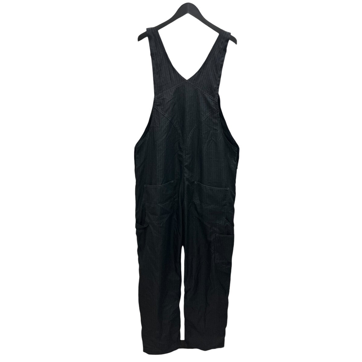 JUNYA WATANABE MAN 26SS エステルビスコースストライプオーバーオール 古着・中古-3枚目のアイテム画像