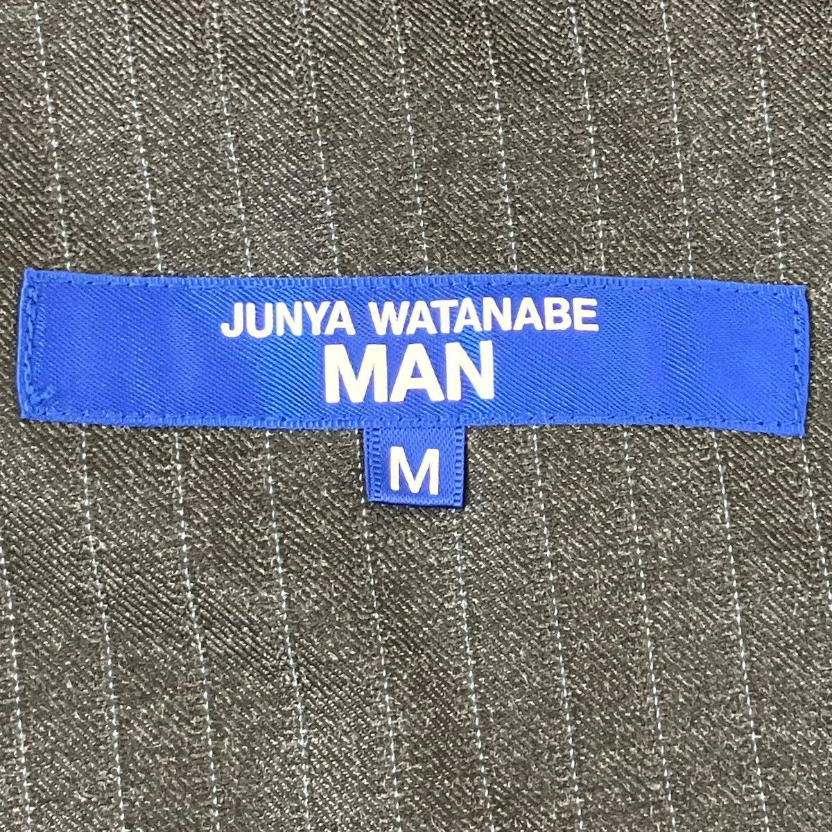 JUNYA WATANABE MAN 26SS エステルビスコースストライプオーバーオール 古着・中古-6枚目のアイテム画像