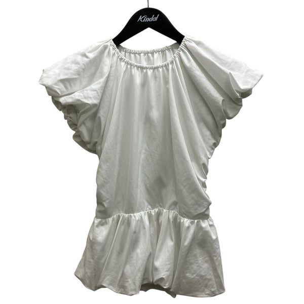 THETOE(ザ・トゥー) Ermou Back Open Top プリーツブラウス TT25210422