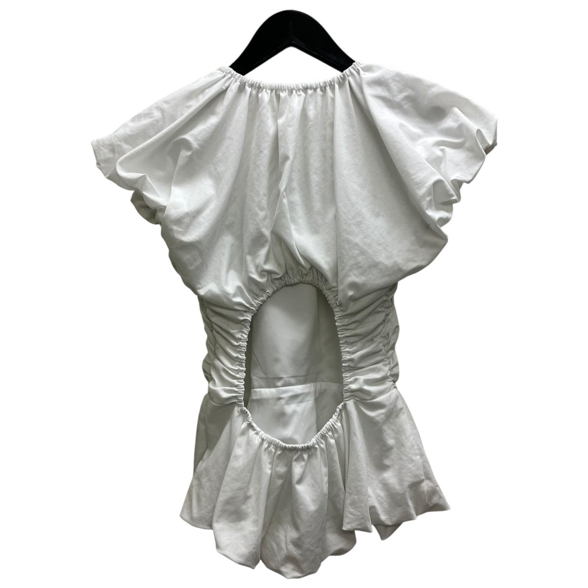 THETOE(ザ・トゥー) Ermou Back Open Top プリーツブラウス TT25210422
