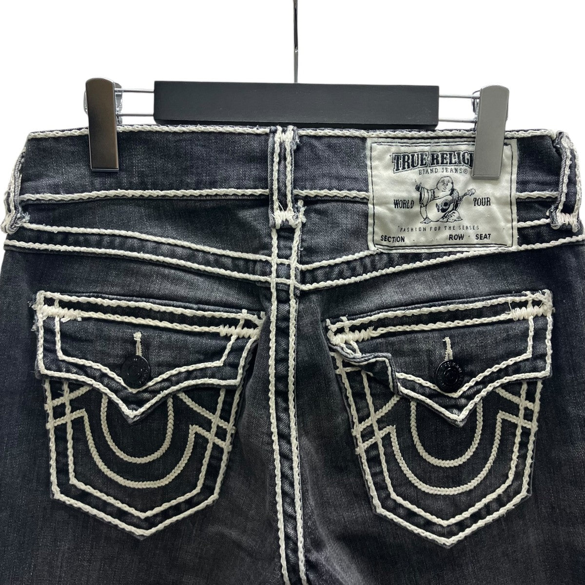 TRUE RELIGION(トゥルーレリジョン) デニムパンツ グレー サイズ 28