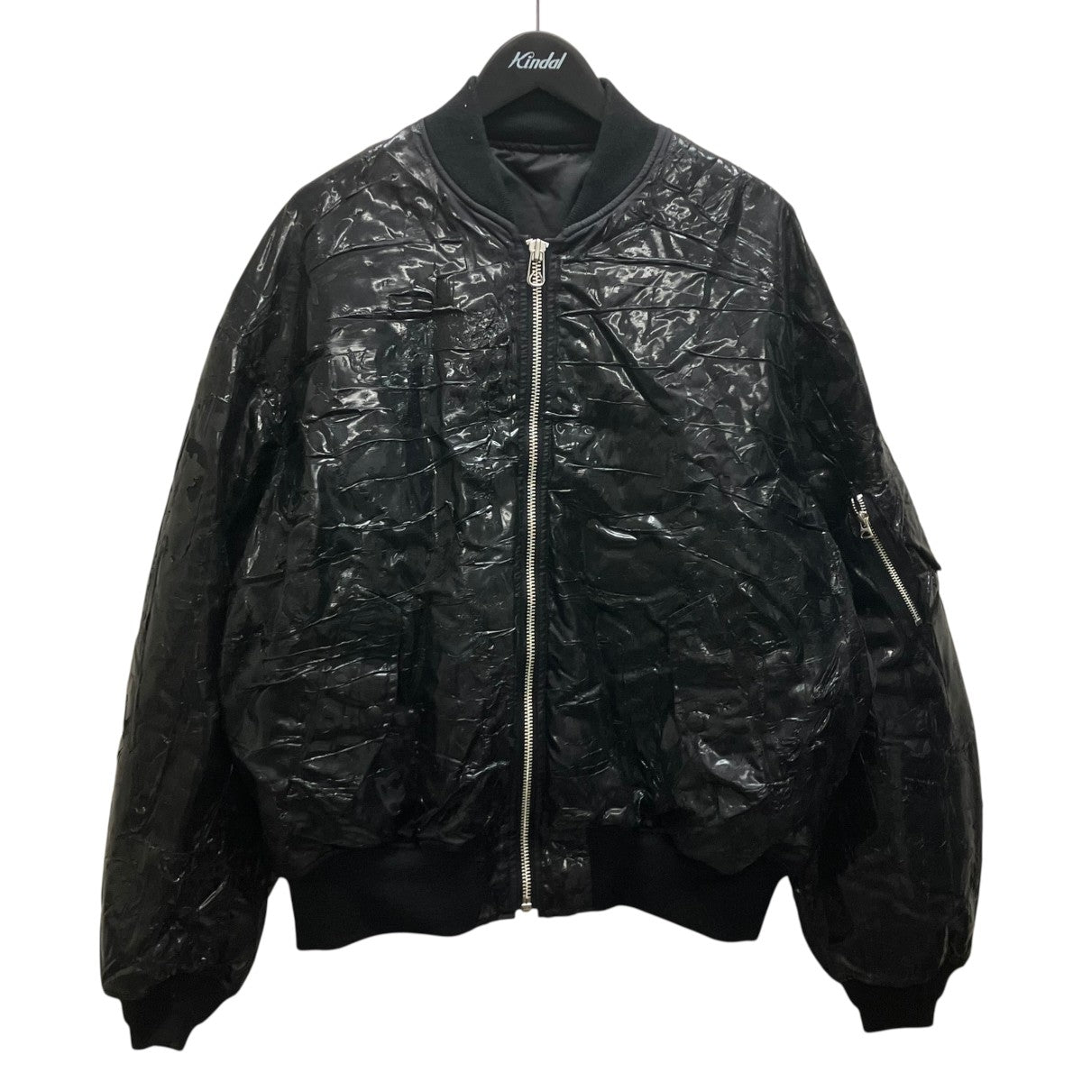 24AW RUBBER HAND PAINTED BOMBER JACKET ラバーハンドペイントボンバージャケット