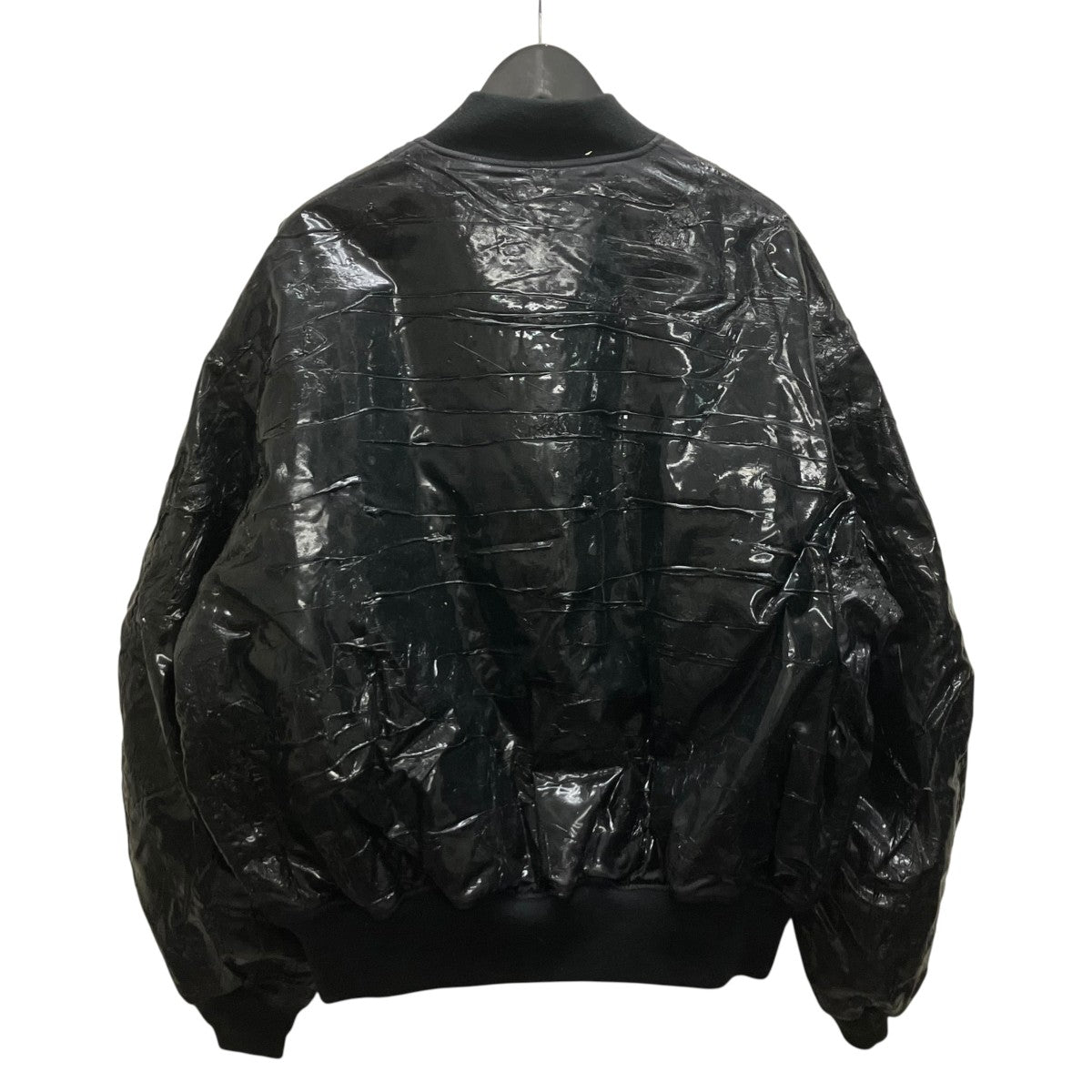 24AW RUBBER HAND PAINTED BOMBER JACKET ラバーハンドペイントボンバージャケット