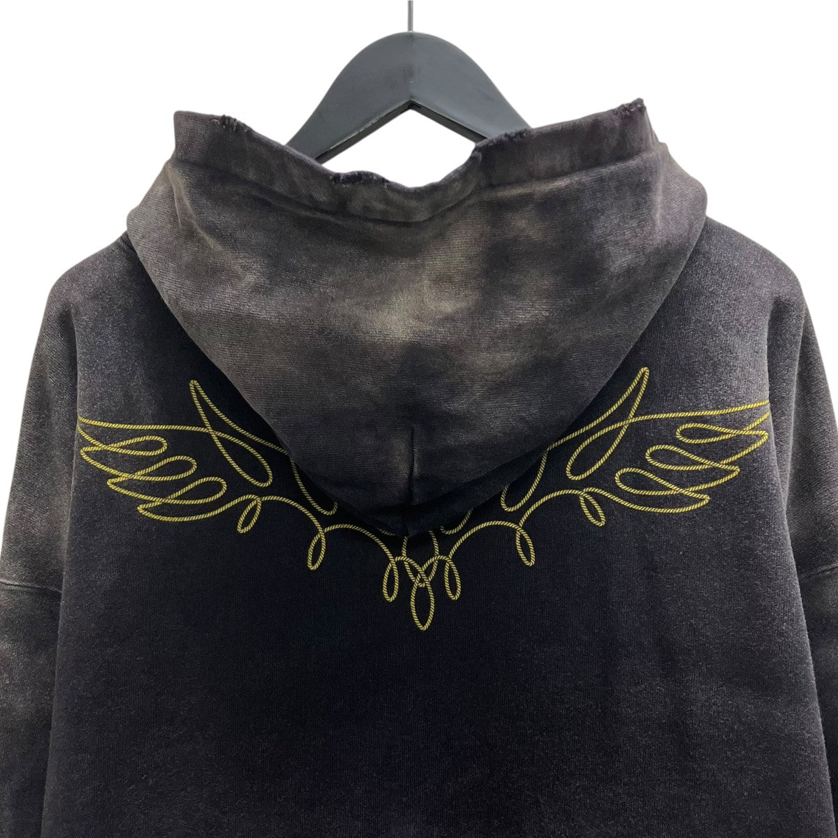 KAMIYA(カミヤ) ROPE BREACHED ZIP-UP HOODIE ジップパーカー／ロープ