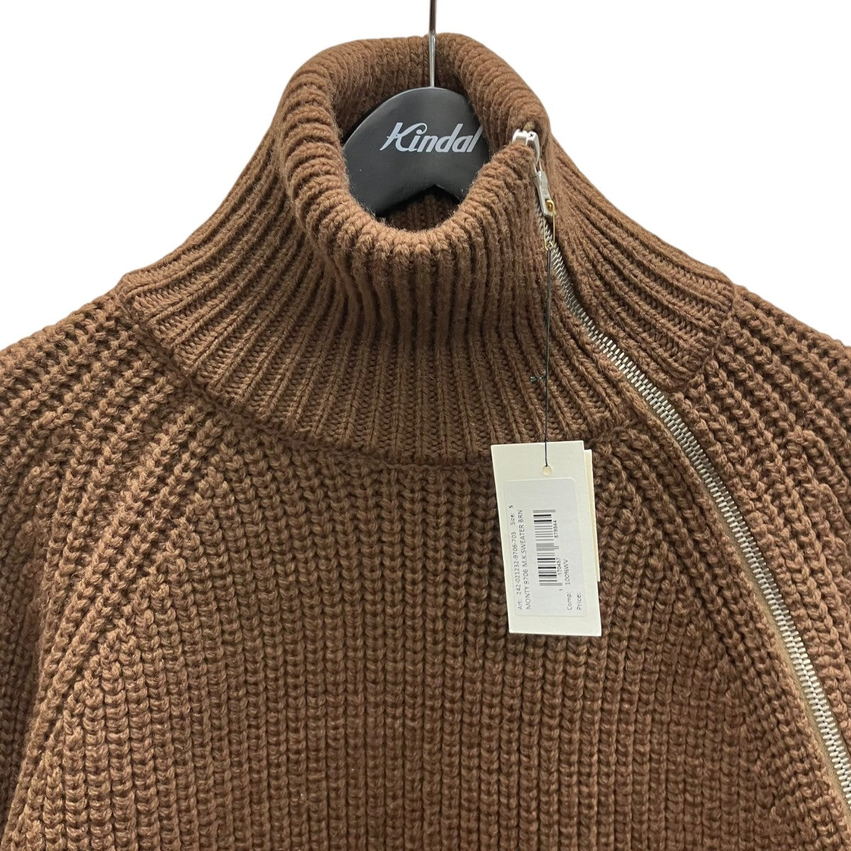 24AW参考価格￥\173，800 9706M．K SWEATERウールジップニット