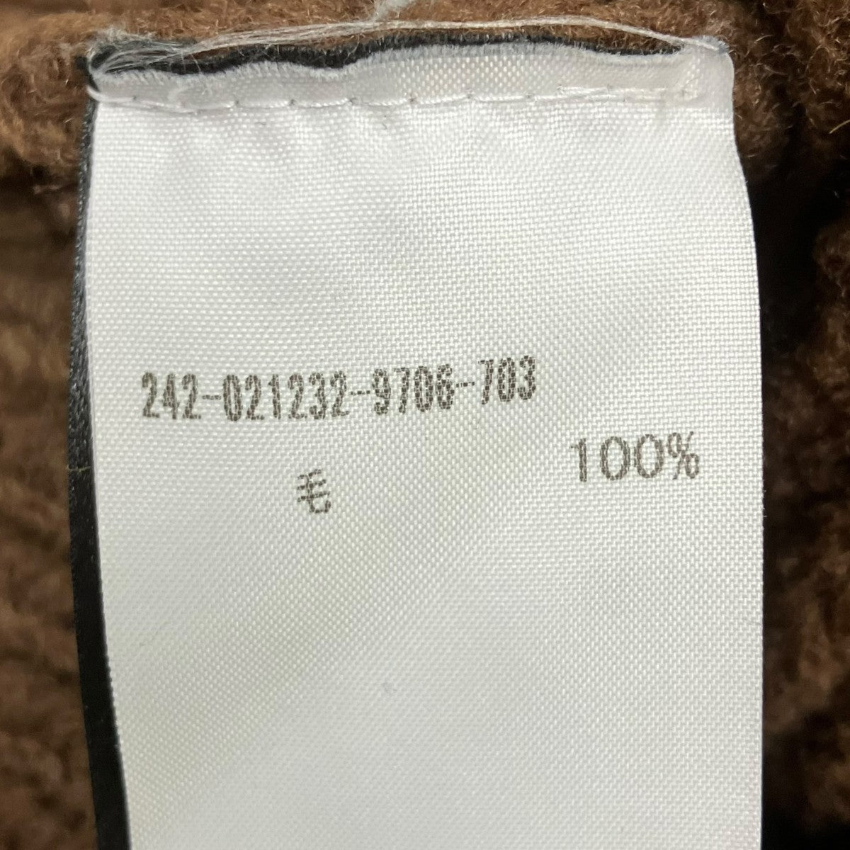 24AW参考価格￥\173，800 9706M．K SWEATERウールジップニット