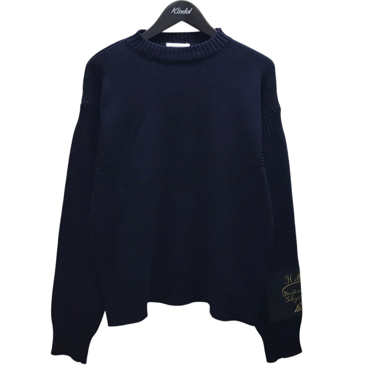 26SS GUERNSEY SWEATER 袖ロゴスウェット