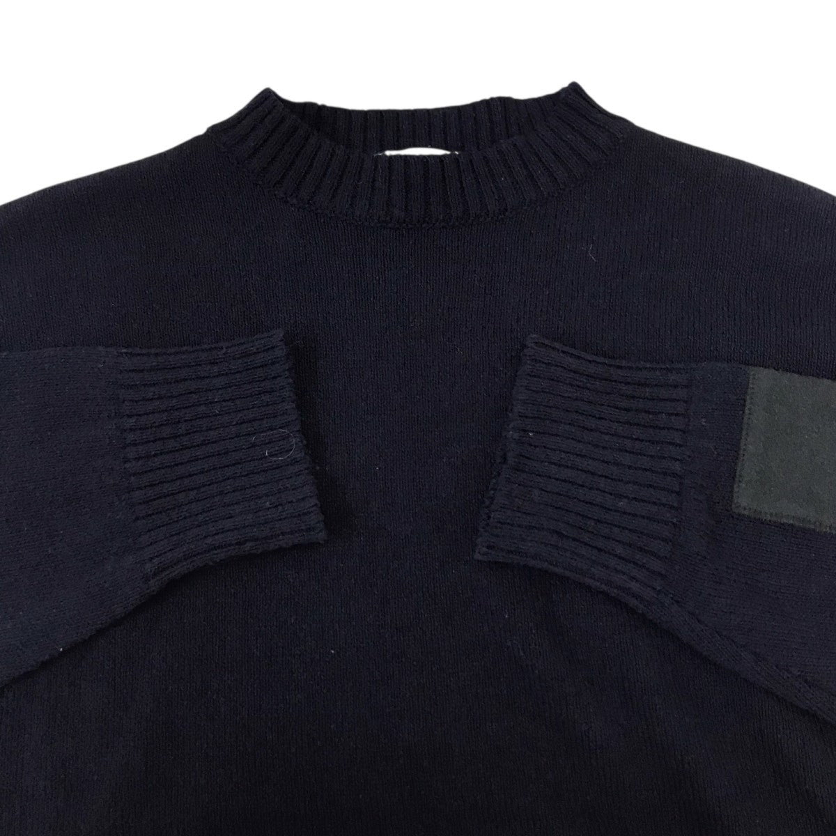 26SS GUERNSEY SWEATER 袖ロゴスウェット