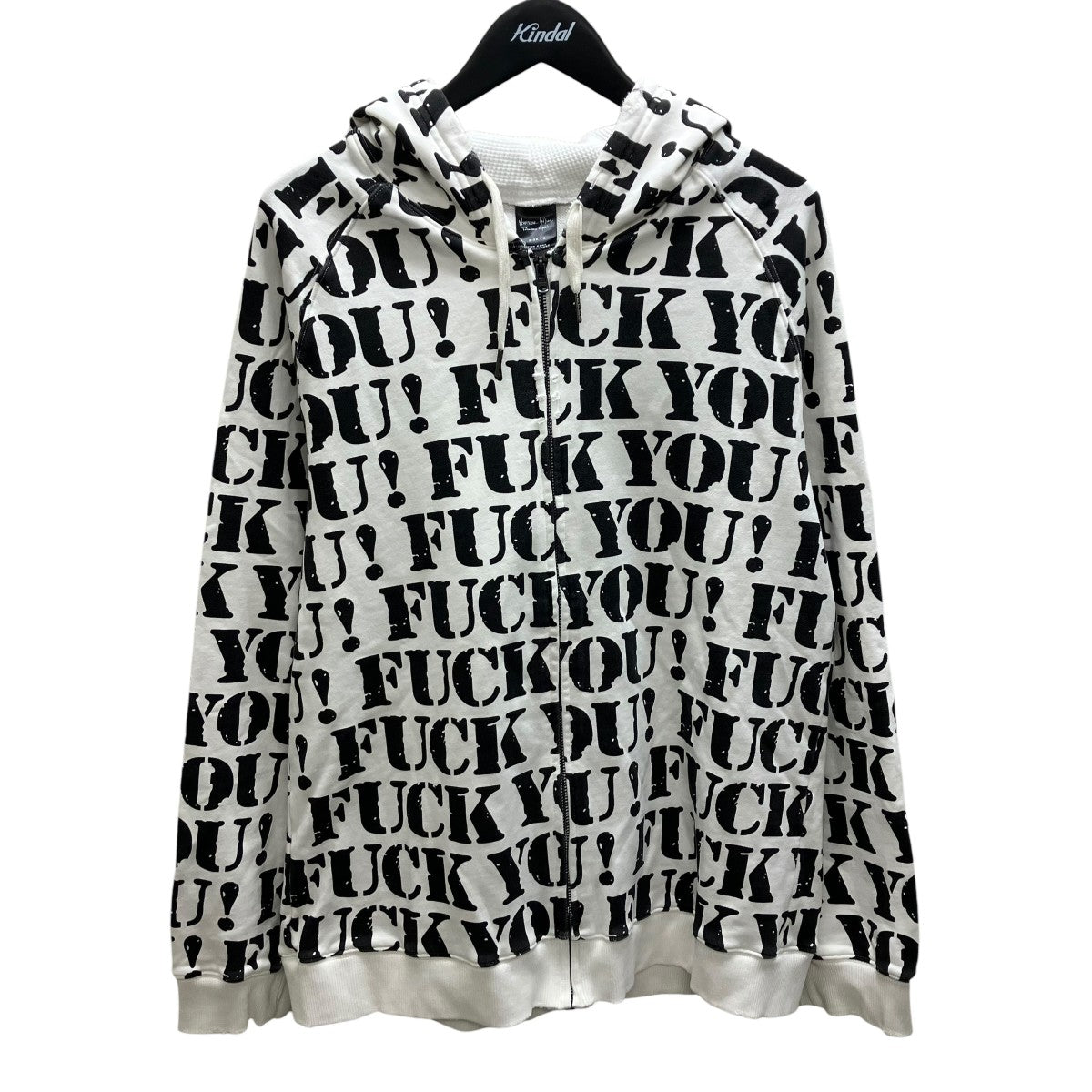 NUMBER (N)INE 06SSFUXX YOUジップパーカー 古着・中古-1枚目のアイテム画像