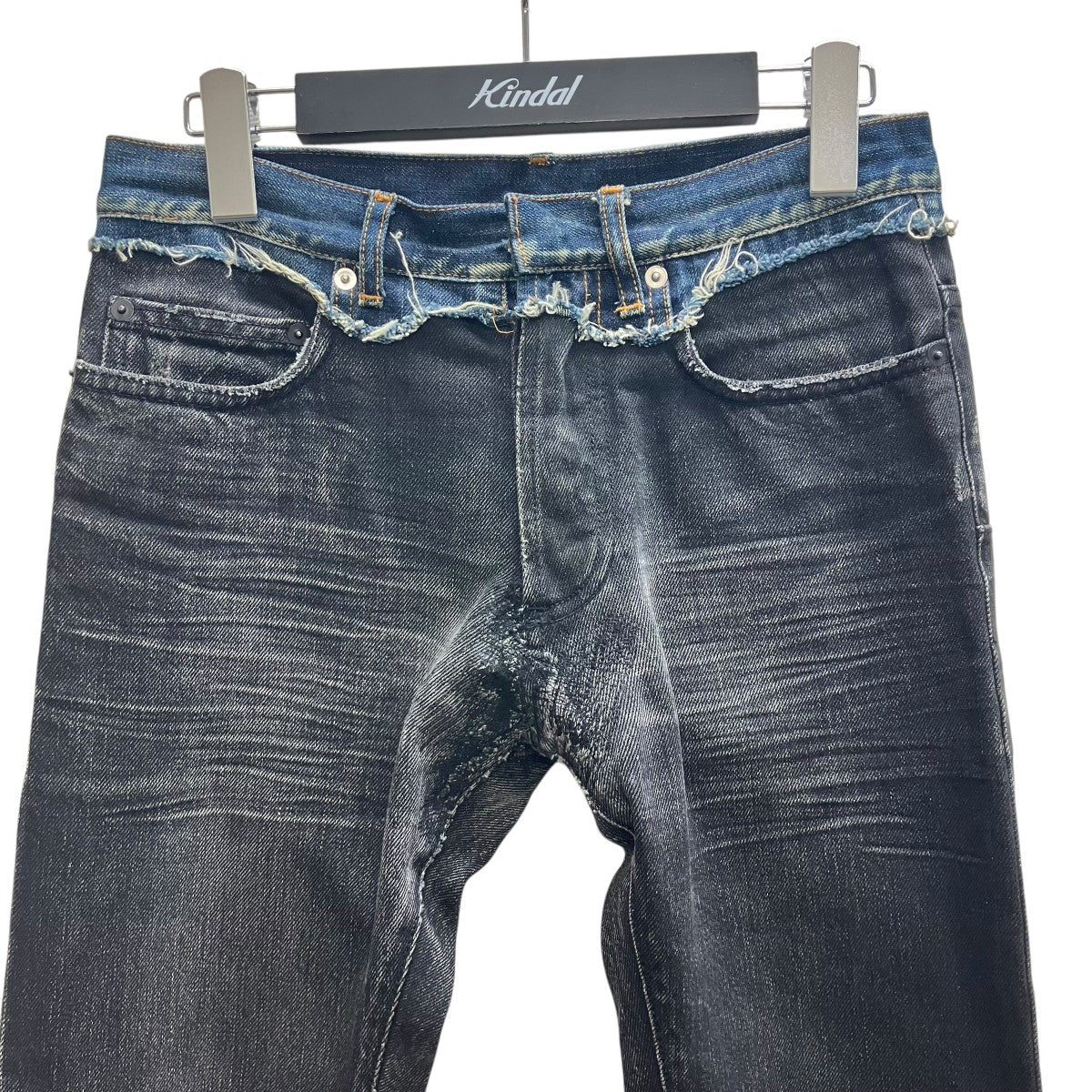 Dior Homme 06AWコンバイン デニムパンツ 古着・中古-3枚目のアイテム画像