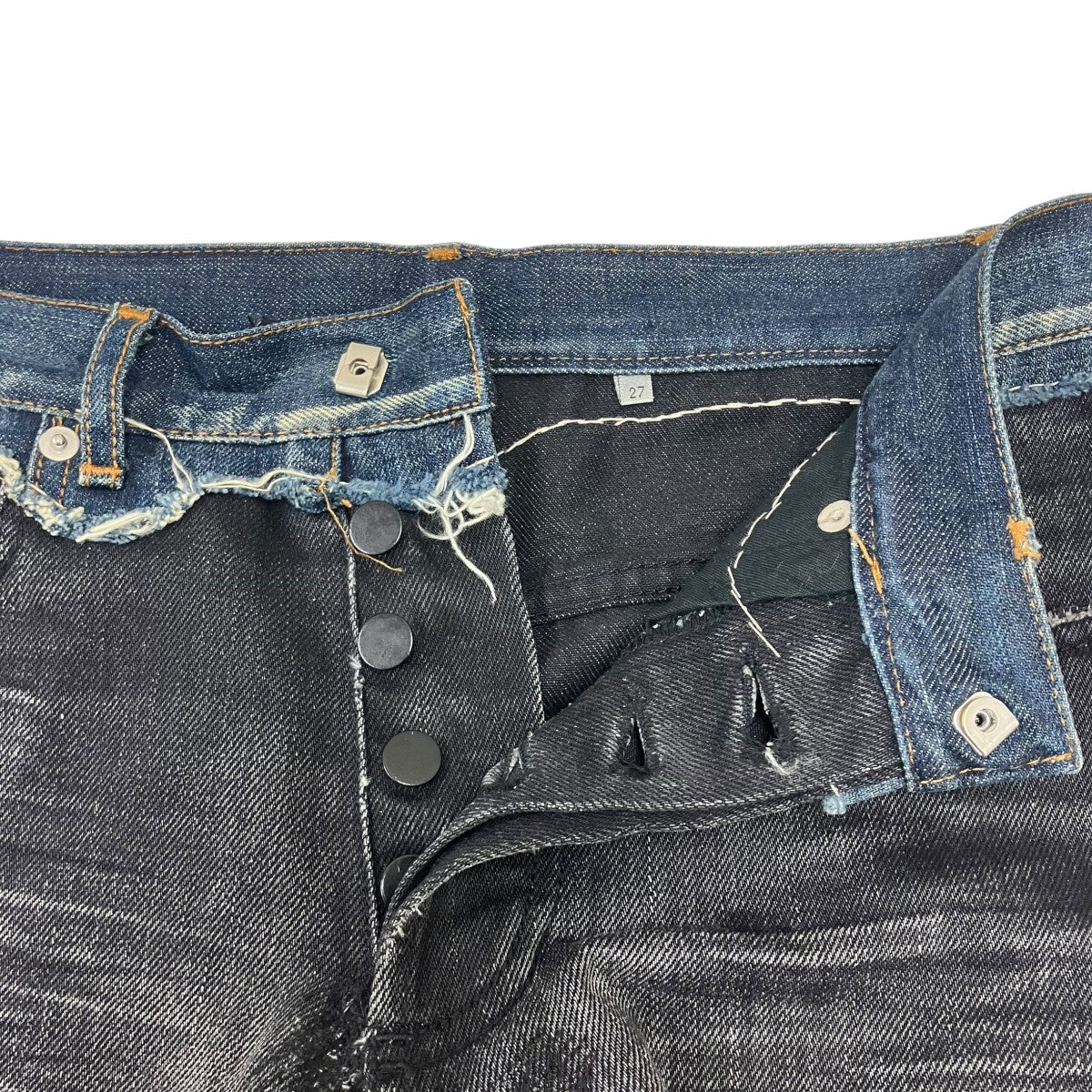 Dior Homme 06AWコンバイン デニムパンツ 古着・中古-7枚目のアイテム画像
