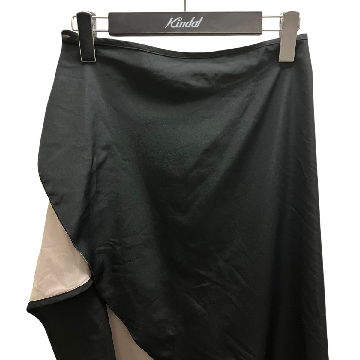 THEREDTHREAD 【S contrast wrap skirt 】 ラップスカート 古着・中古-2枚目のアイテム画像