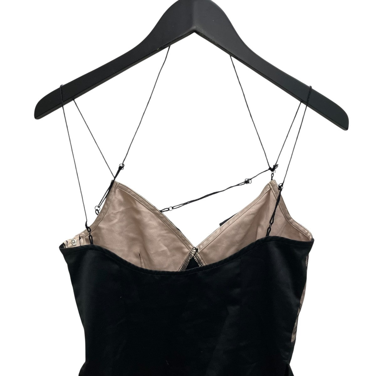 トップス meltthelady logo cross camisole MELT THE LADY(メルトザレディ) 【S cross camisole curve
