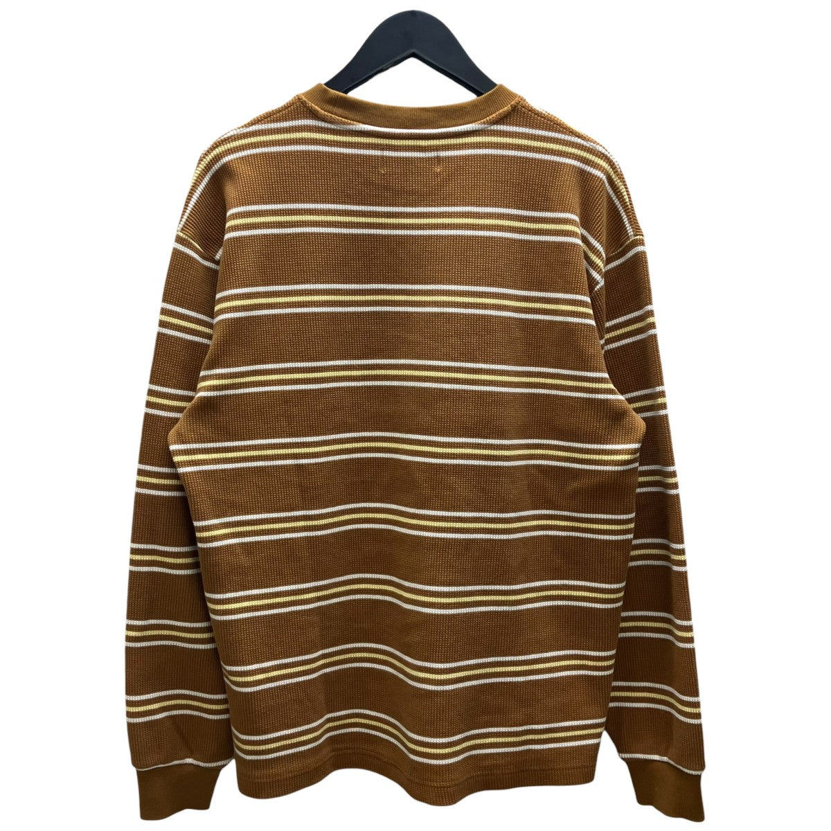 PALACE 26SS TRIO STRIPE LONG SLEEVEロゴボーダーカットソー 古着・中古-3枚目のアイテム画像
