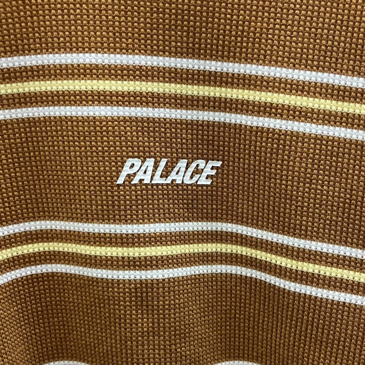 PALACE 26SS TRIO STRIPE LONG SLEEVEロゴボーダーカットソー 古着・中古-5枚目のアイテム画像