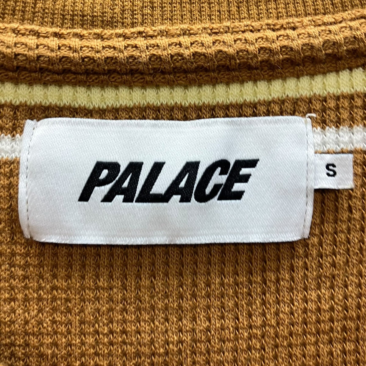 PALACE 26SS TRIO STRIPE LONG SLEEVEロゴボーダーカットソー 古着・中古-6枚目のアイテム画像