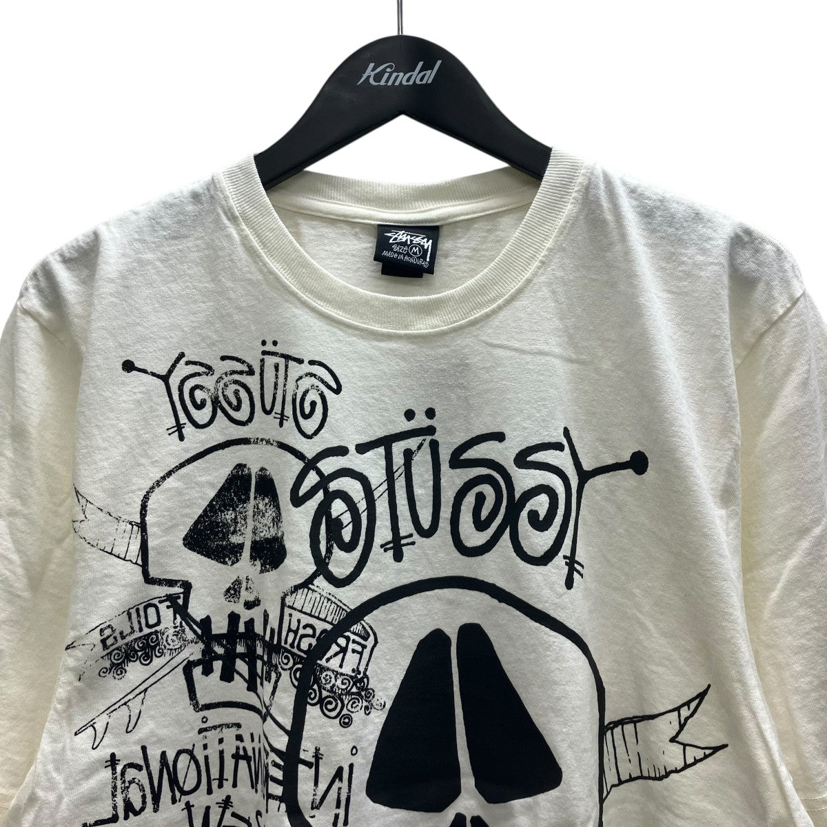 stussy SKULLS PIG DYED TEE 半袖Tシャツ 古着・中古-3枚目のアイテム画像