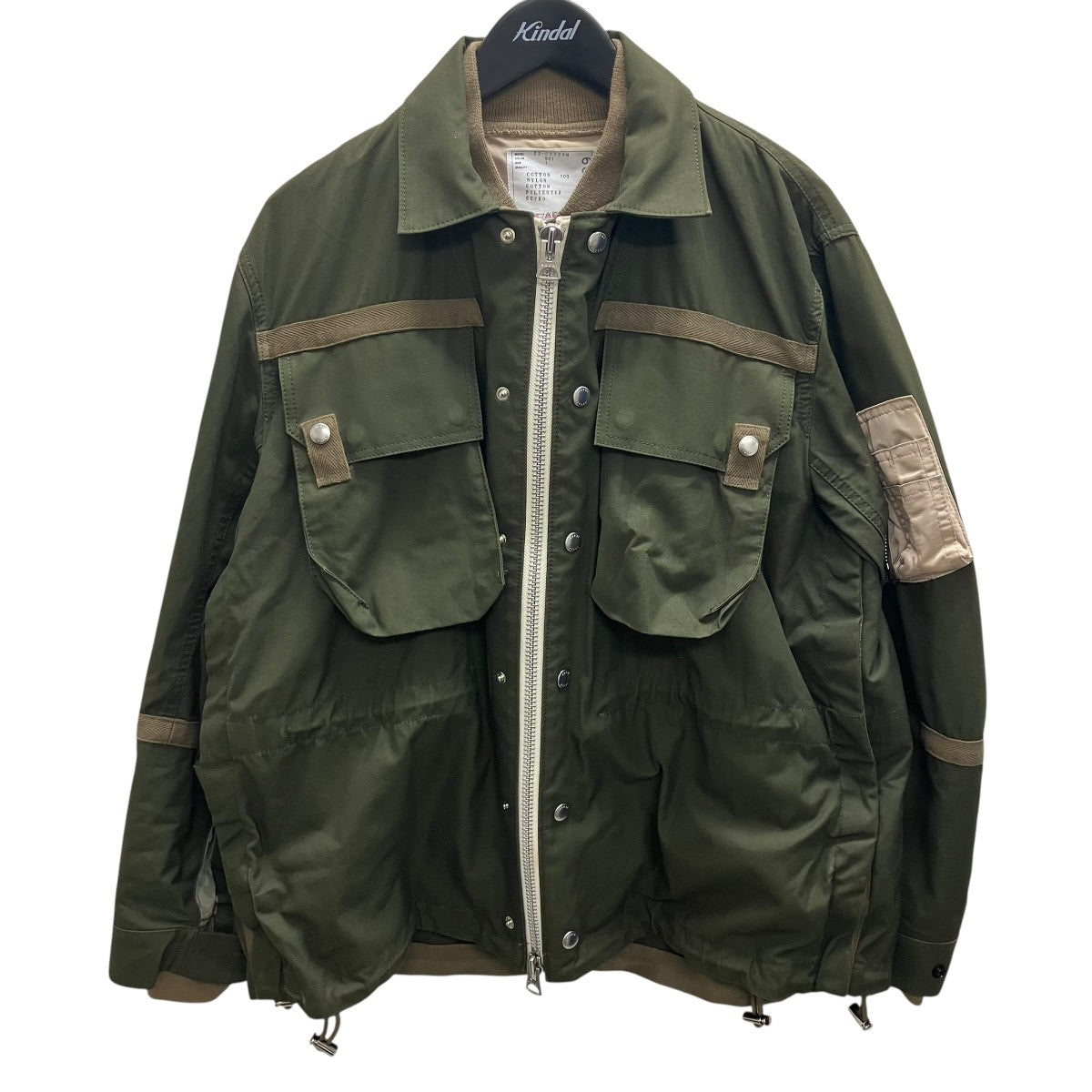 sacai ツウィルナイロンジャケット 古着・中古-1枚目のアイテム画像