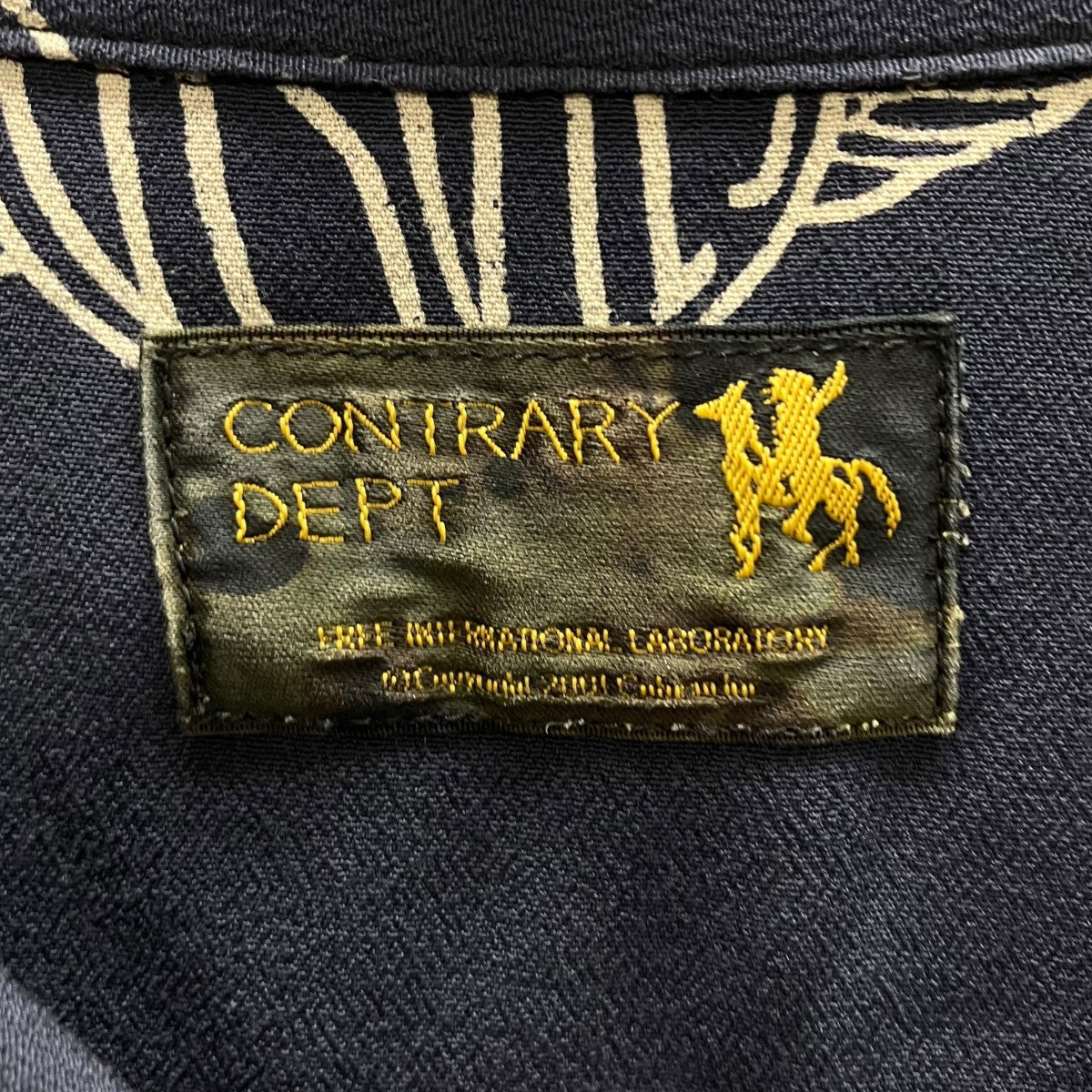 VISVIM CONTRARY DEPT WALLIS SHIRT S S 半袖シャツ 古着・中古-4枚目のアイテム画像