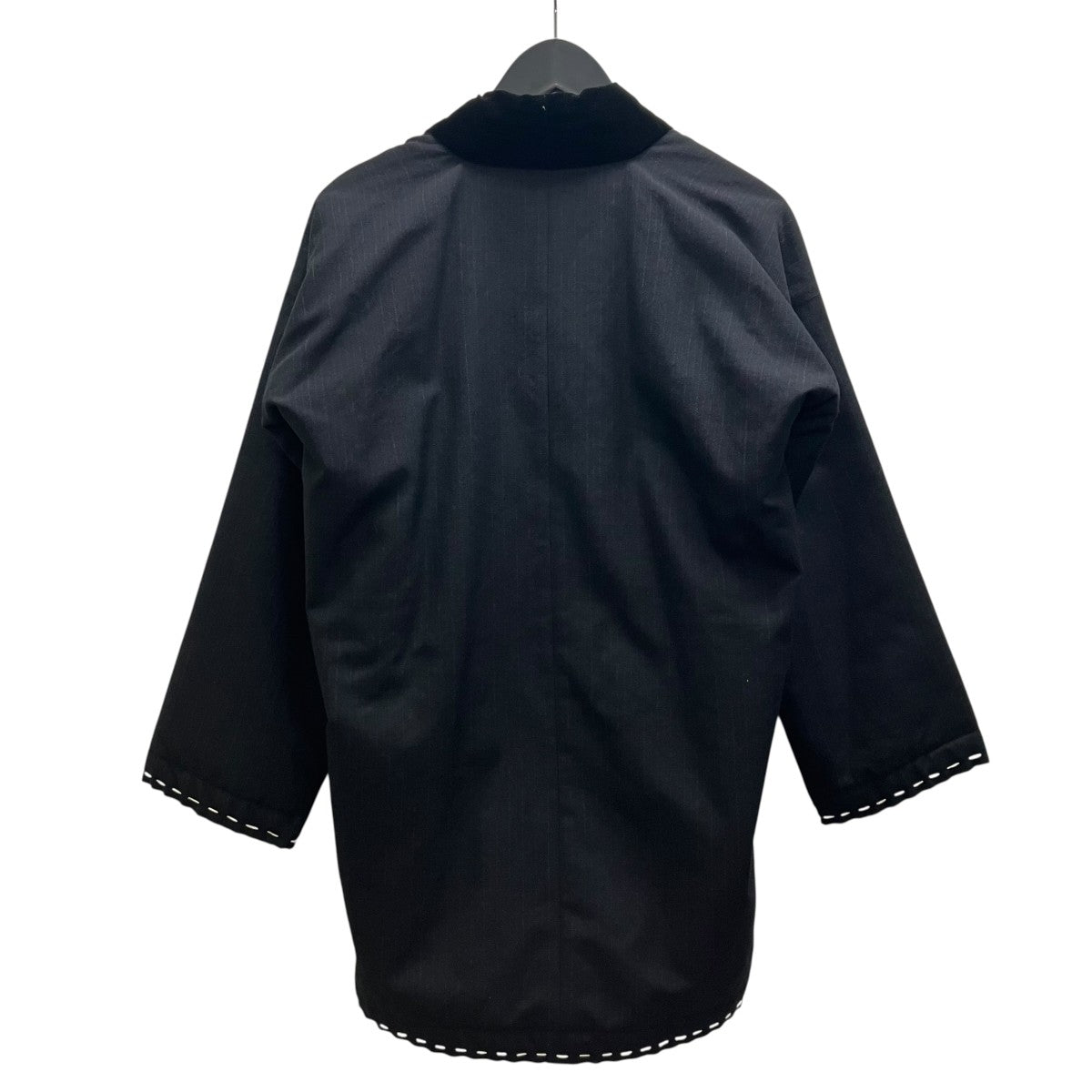 VISVIM DOTERA COAT WOOL STRIPE ウールジャケット 古着・中古-3枚目のアイテム画像