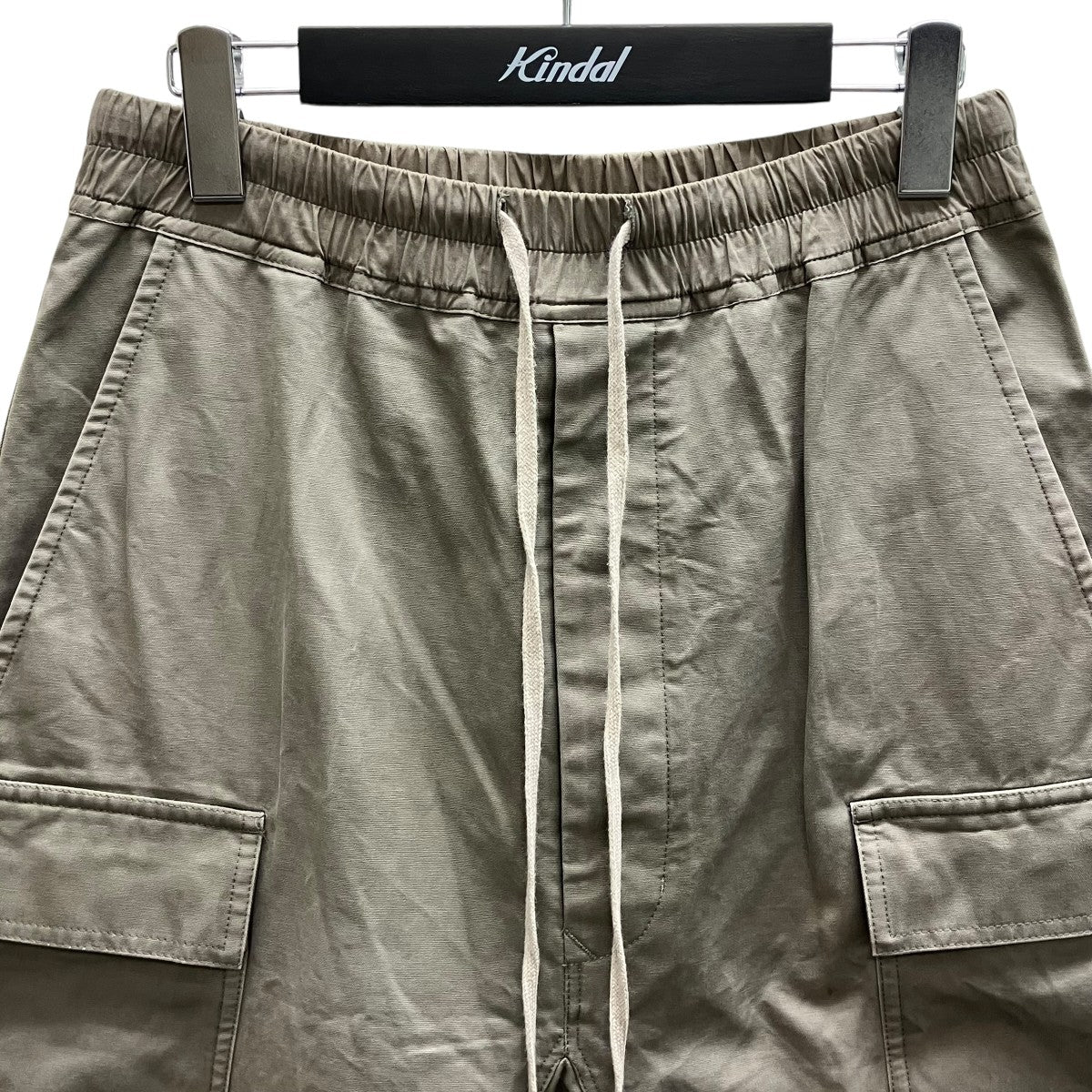 RICK OWENS ドローストリング サルエルパンツ クロップドパンツ 古着・中古-2枚目のアイテム画像