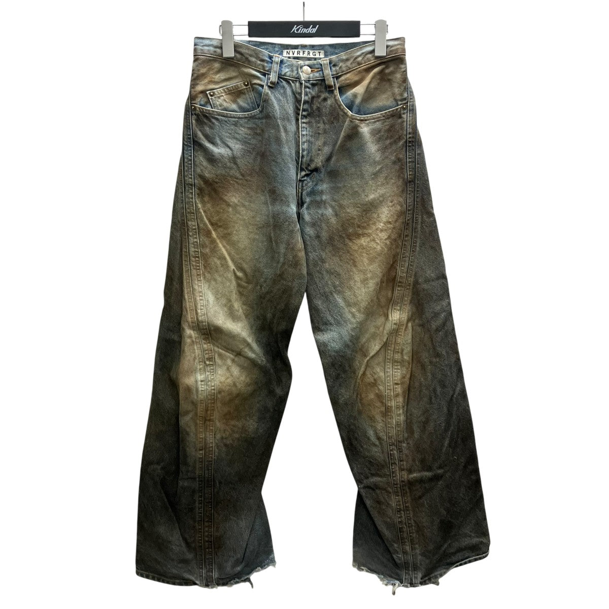 NVRFRGT STUDIOUS別注3D TWISTED WIDE LEG JEANS デニムパンツ 古着・中古-1枚目のアイテム画像