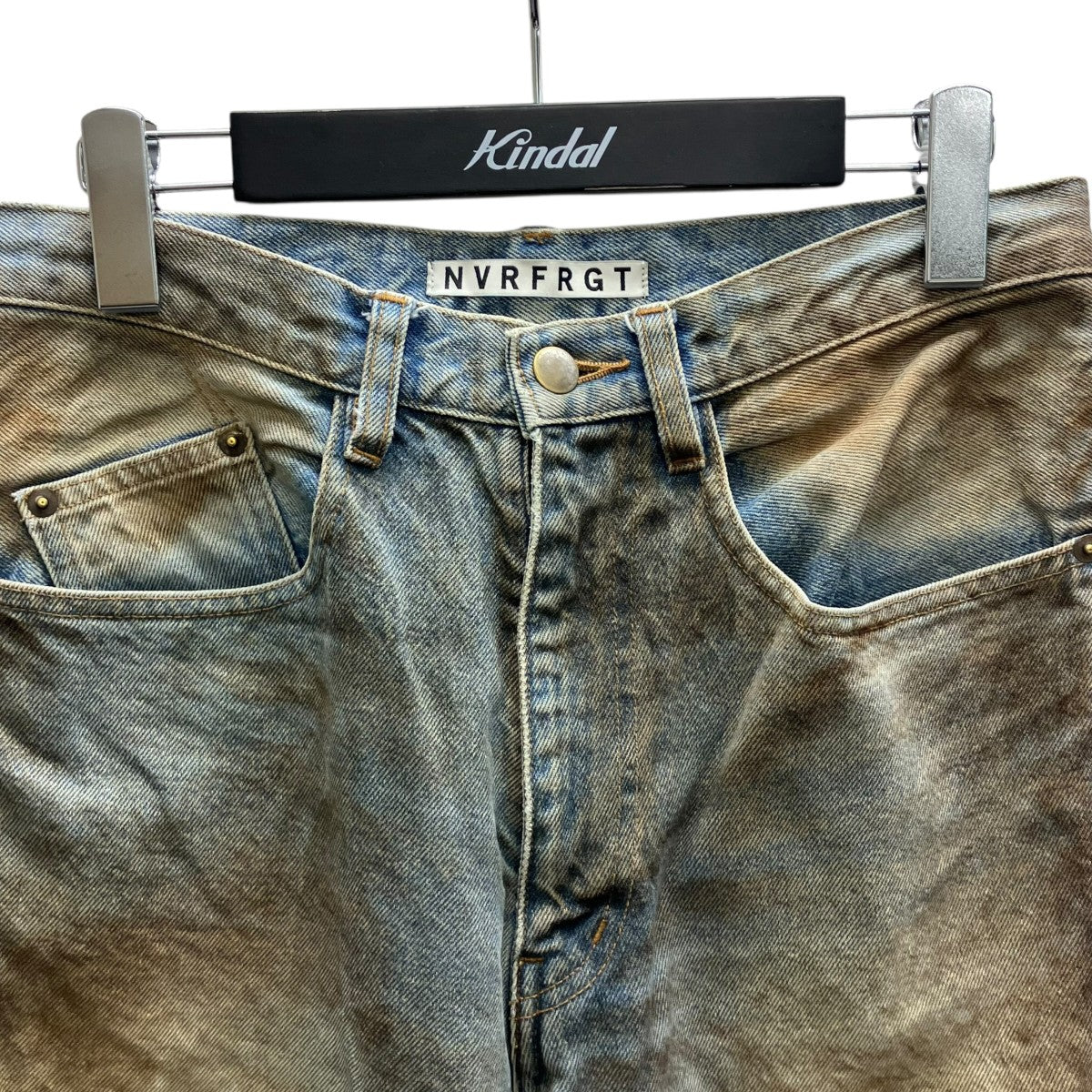 NVRFRGT STUDIOUS別注3D TWISTED WIDE LEG JEANS デニムパンツ 古着・中古-2枚目のアイテム画像