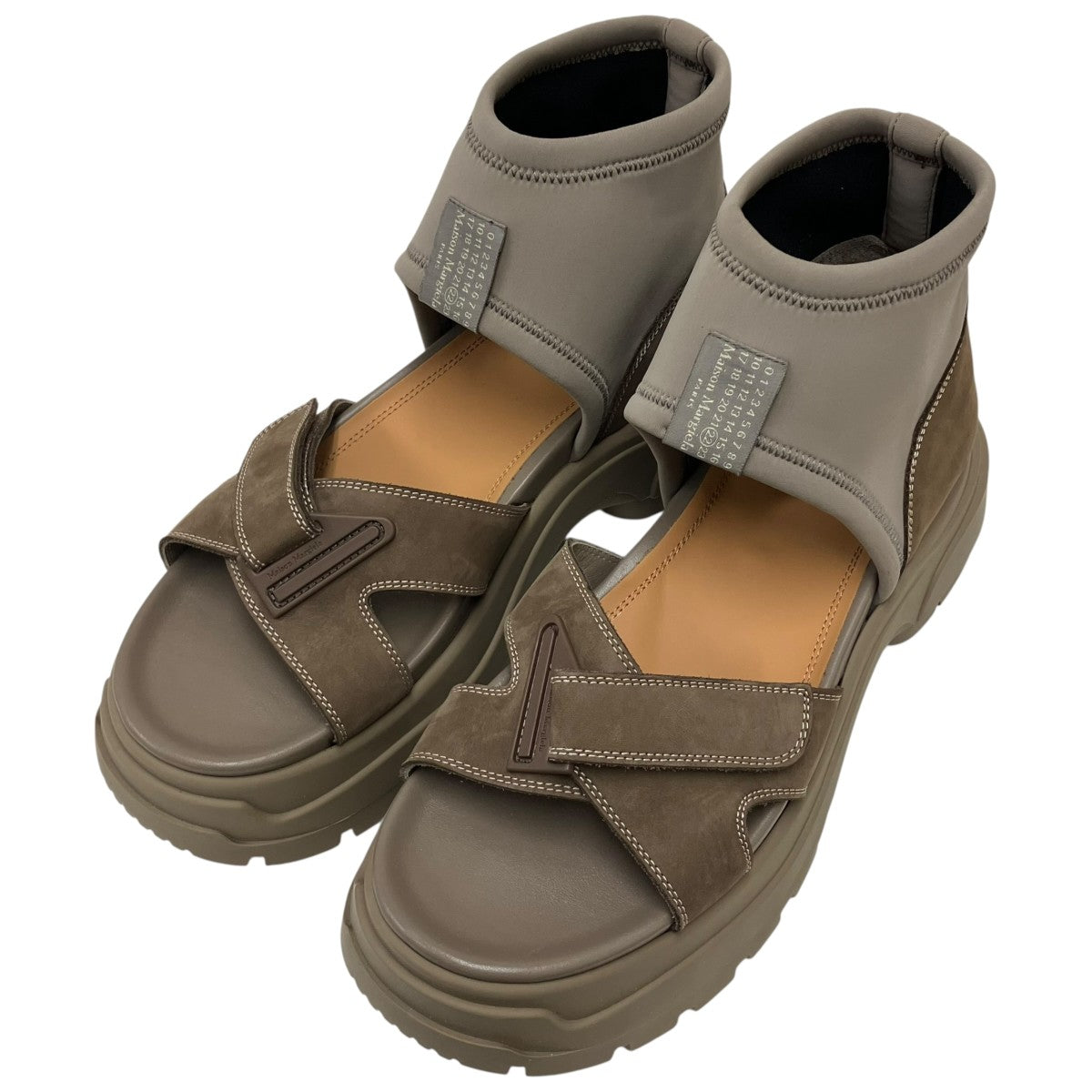 Maison Margiela スエードストラップサンダル 古着・中古-1枚目のアイテム画像