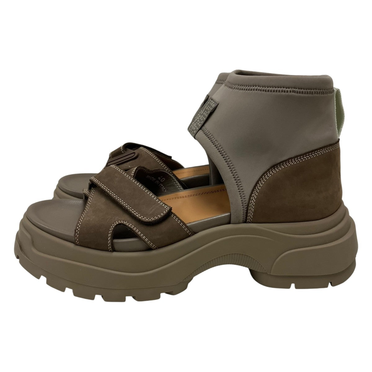Maison Margiela スエードストラップサンダル 古着・中古-3枚目のアイテム画像