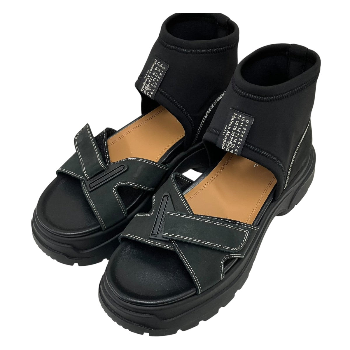 Maison Margiela スエードストラップサンダル 古着・中古-1枚目のアイテム画像
