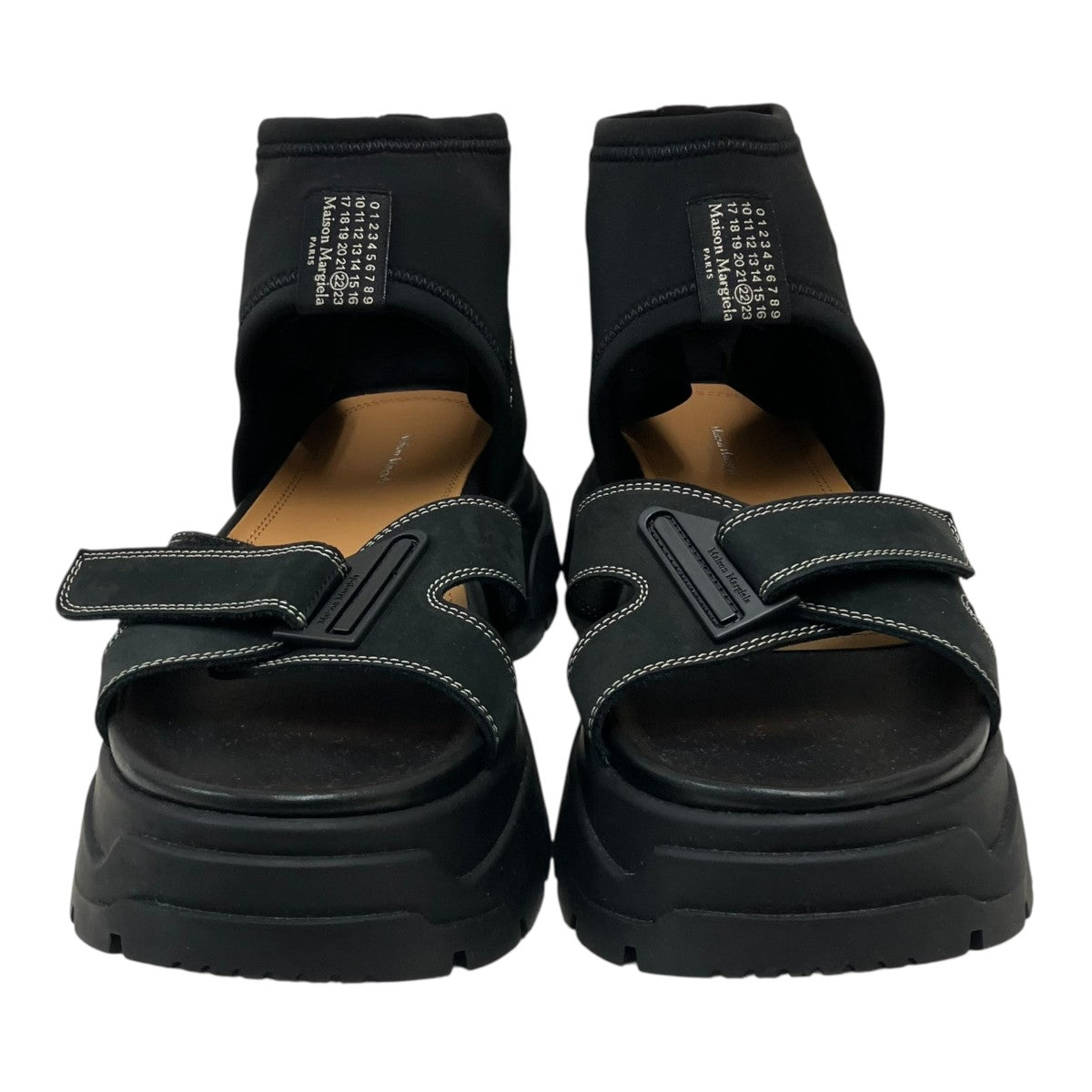 Maison Margiela スエードストラップサンダル 古着・中古-2枚目のアイテム画像