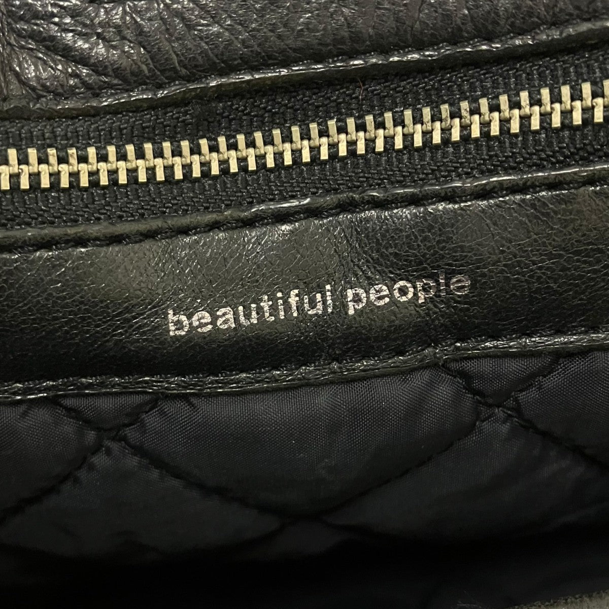 beautiful people(ビューティフルピープル) レザーハンドバッグ