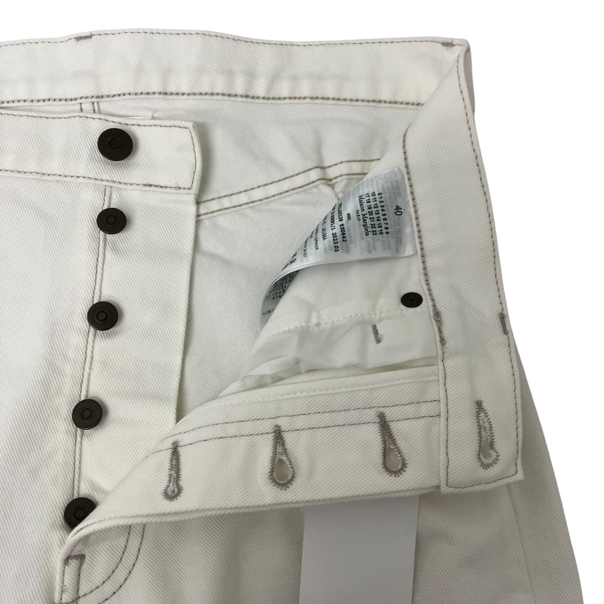 Maison Margiela デニムパンツ／トリムリサイクルデニムパンツ 古着・中古-3枚目のアイテム画像