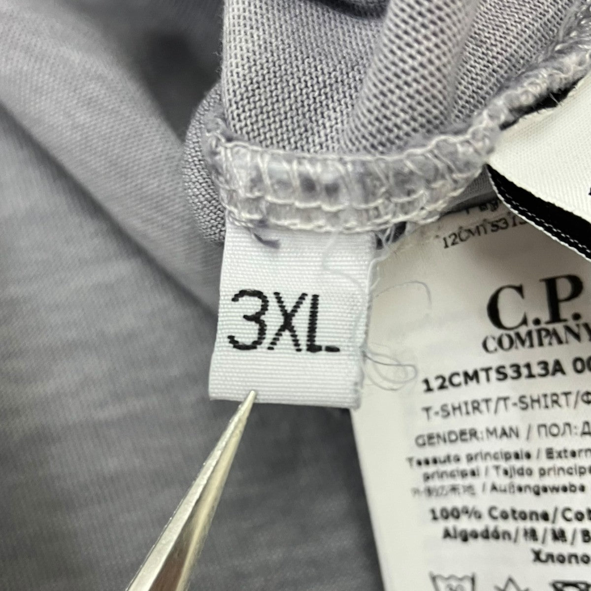 C．P COMPANY ロゴTシャツ 古着・中古-5枚目のアイテム画像