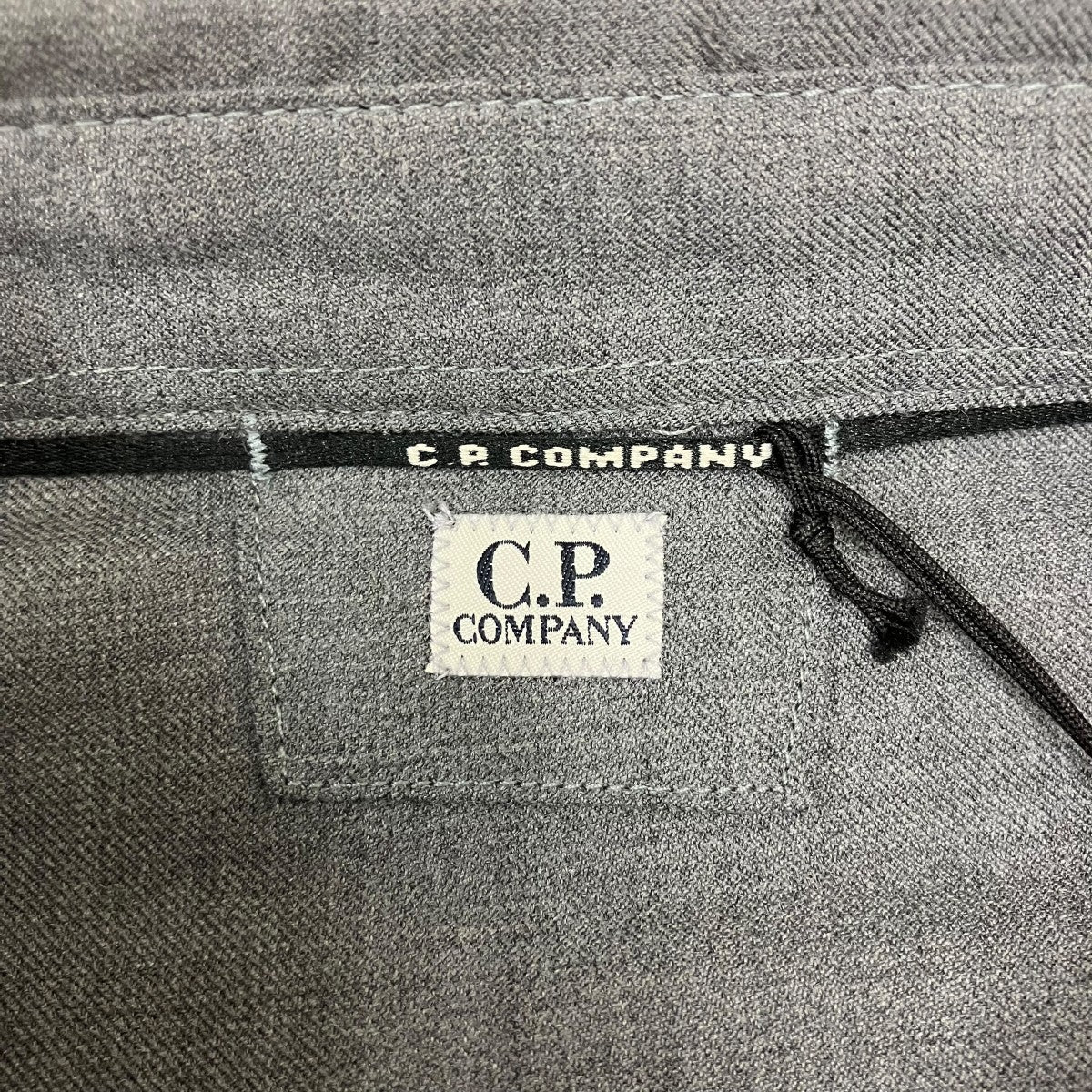 C．P COMPANY ウールギャバロゴシャツ 古着・中古-5枚目のアイテム画像