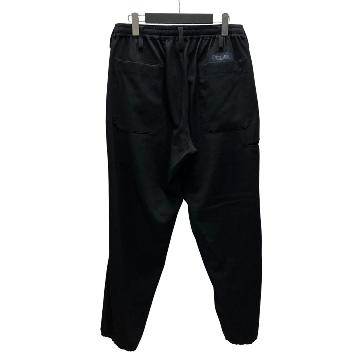 Yohji Yamamoto ／REGULATION WOOLBARDINE RIB FLAP PANTS ウールギャバフラップパンツ 古着・中古-3枚目のアイテム画像