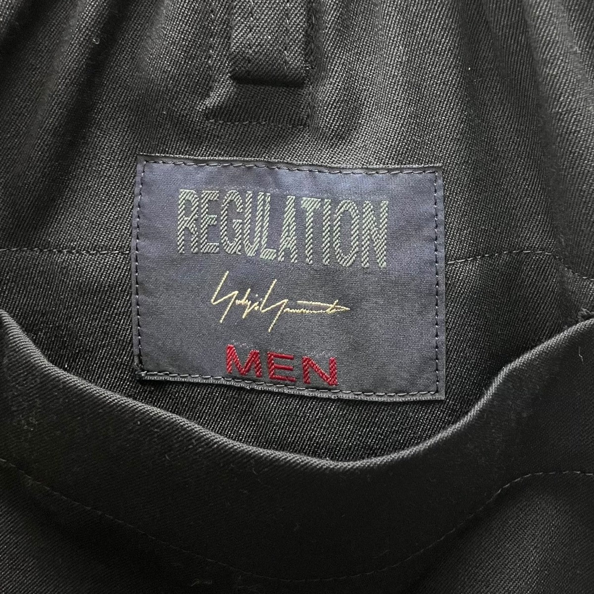 Yohji Yamamoto ／REGULATION WOOLBARDINE RIB FLAP PANTS ウールギャバフラップパンツ 古着・中古-5枚目のアイテム画像