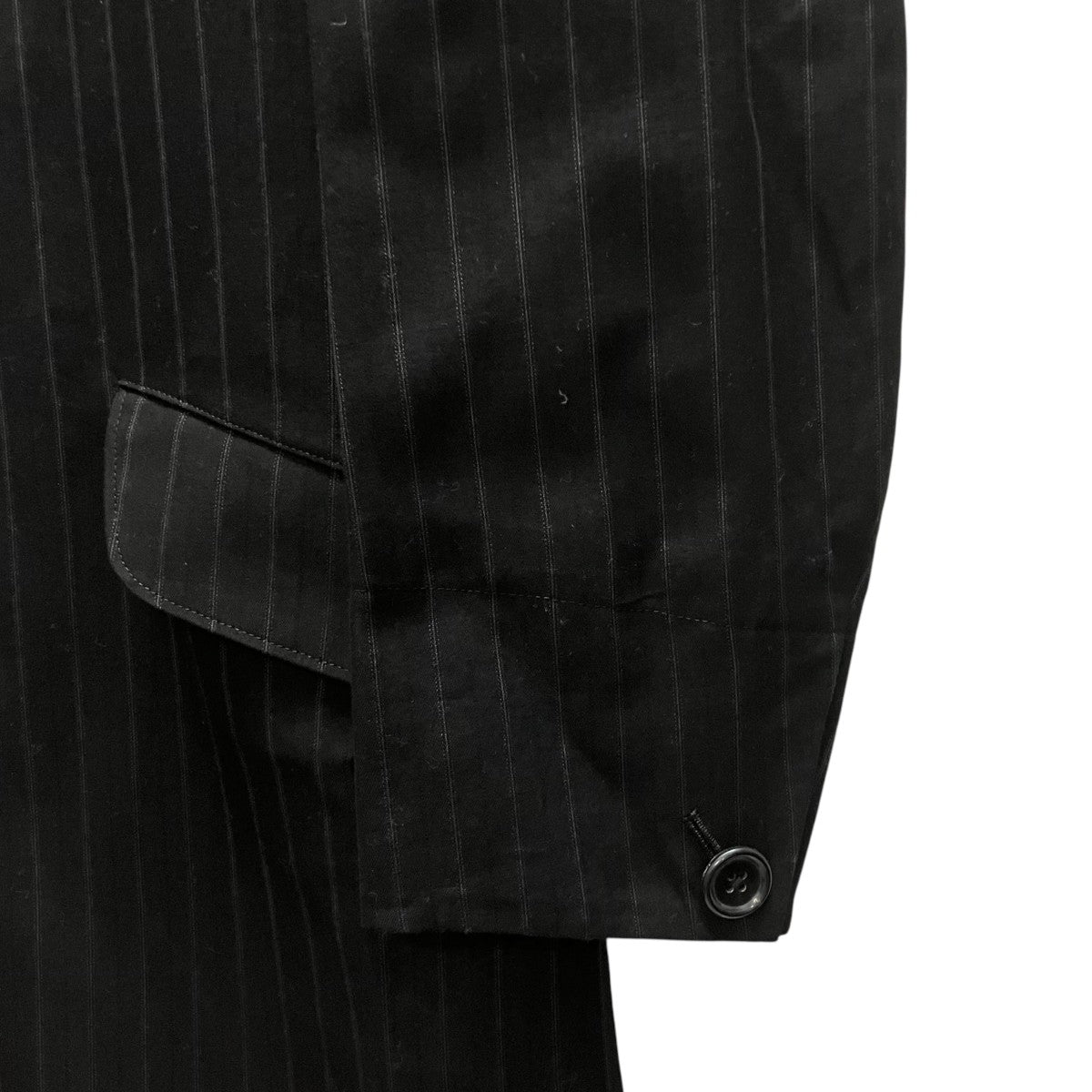 22AW ストライプコート／ファスナー付きロング
