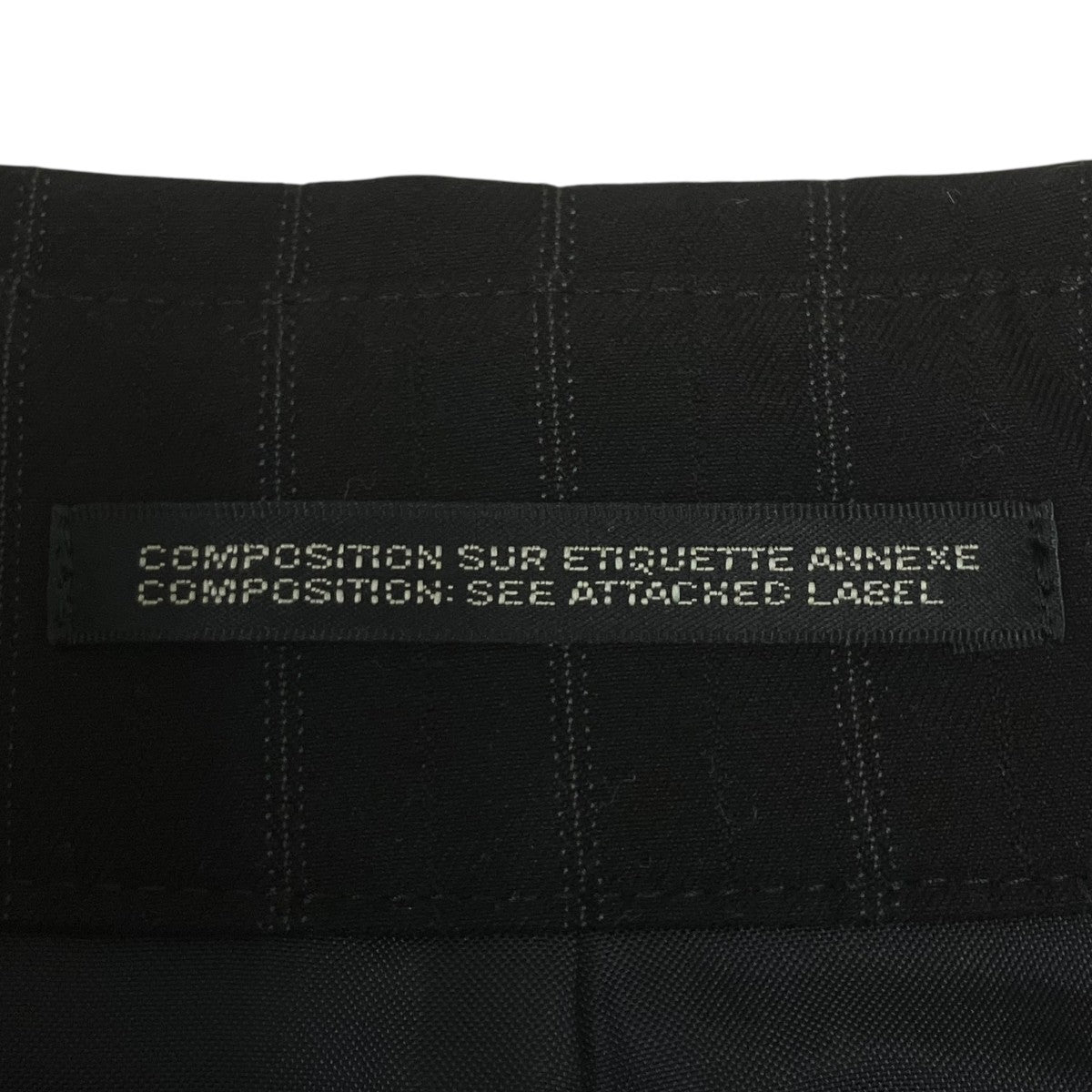 22AW ストライプコート／ファスナー付きロング