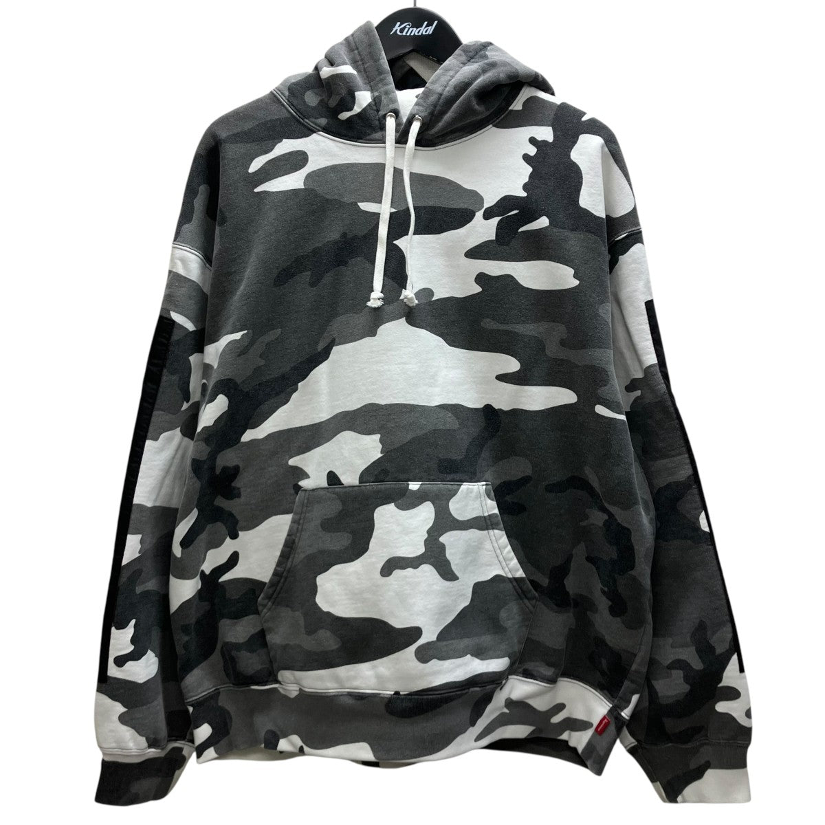 FW25Woven Patches HoodedSweatShirtカモ柄フーディ