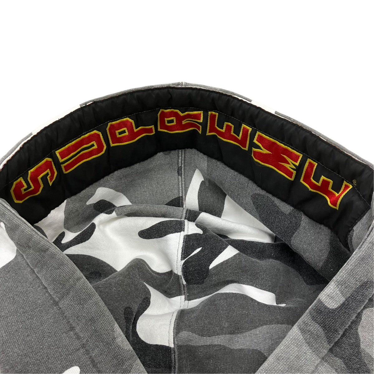 FW25Woven Patches HoodedSweatShirtカモ柄フーディ