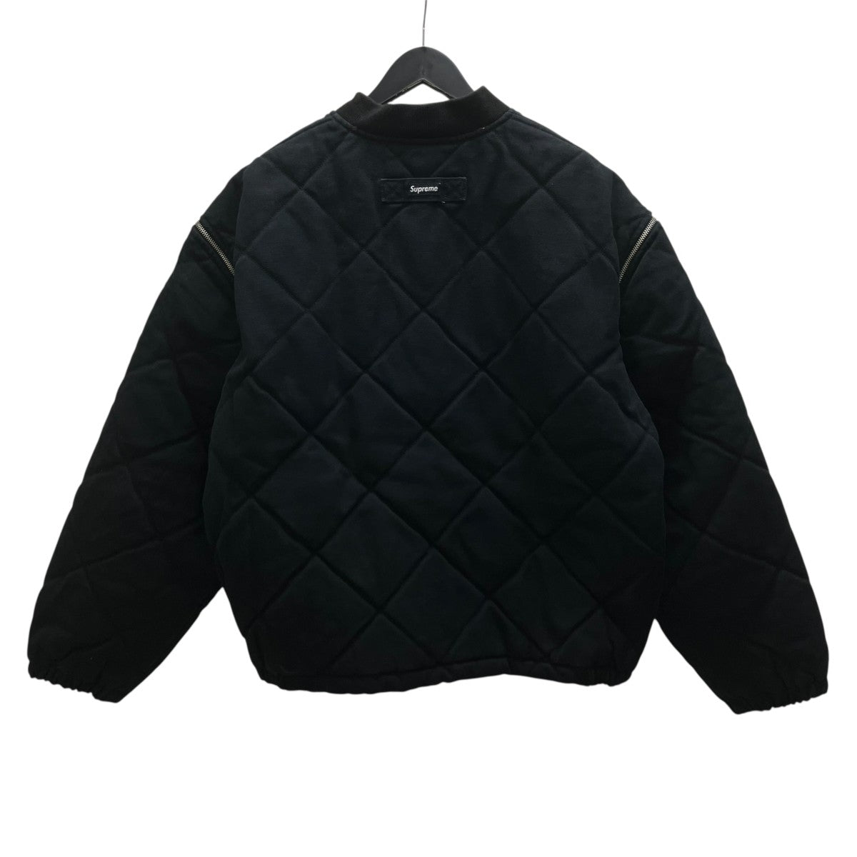 25AWZip-Off Sleeve Quilted Bomber Jacketキルテッドボンバージャケット