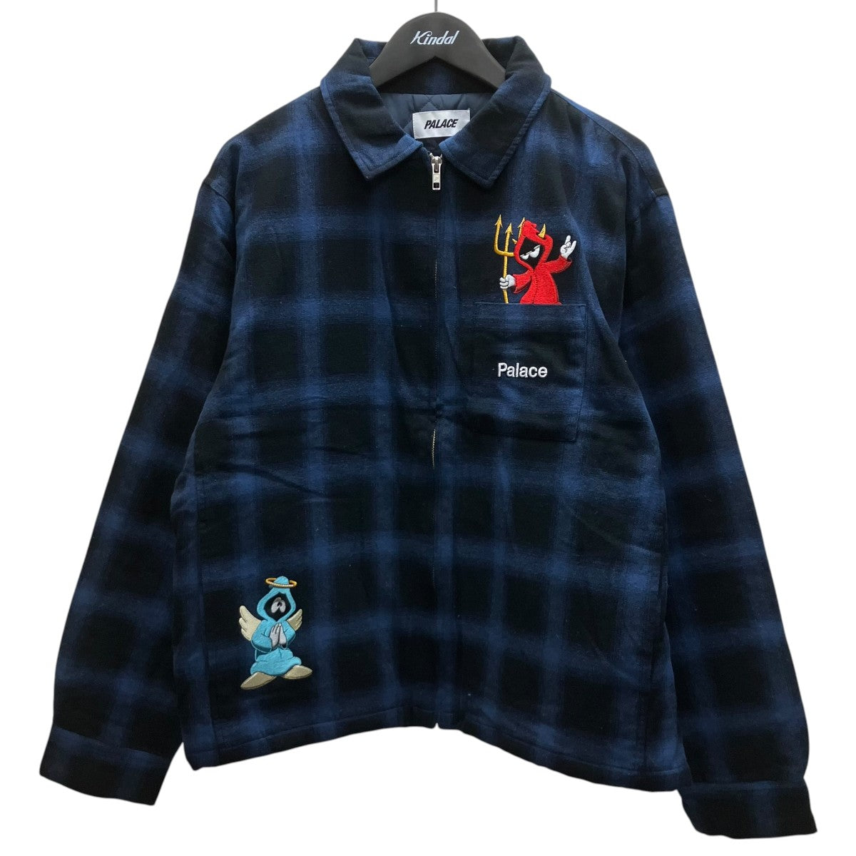 PALACE ZIP UP SHIRT中綿ジャケット 古着・中古-1枚目のアイテム画像