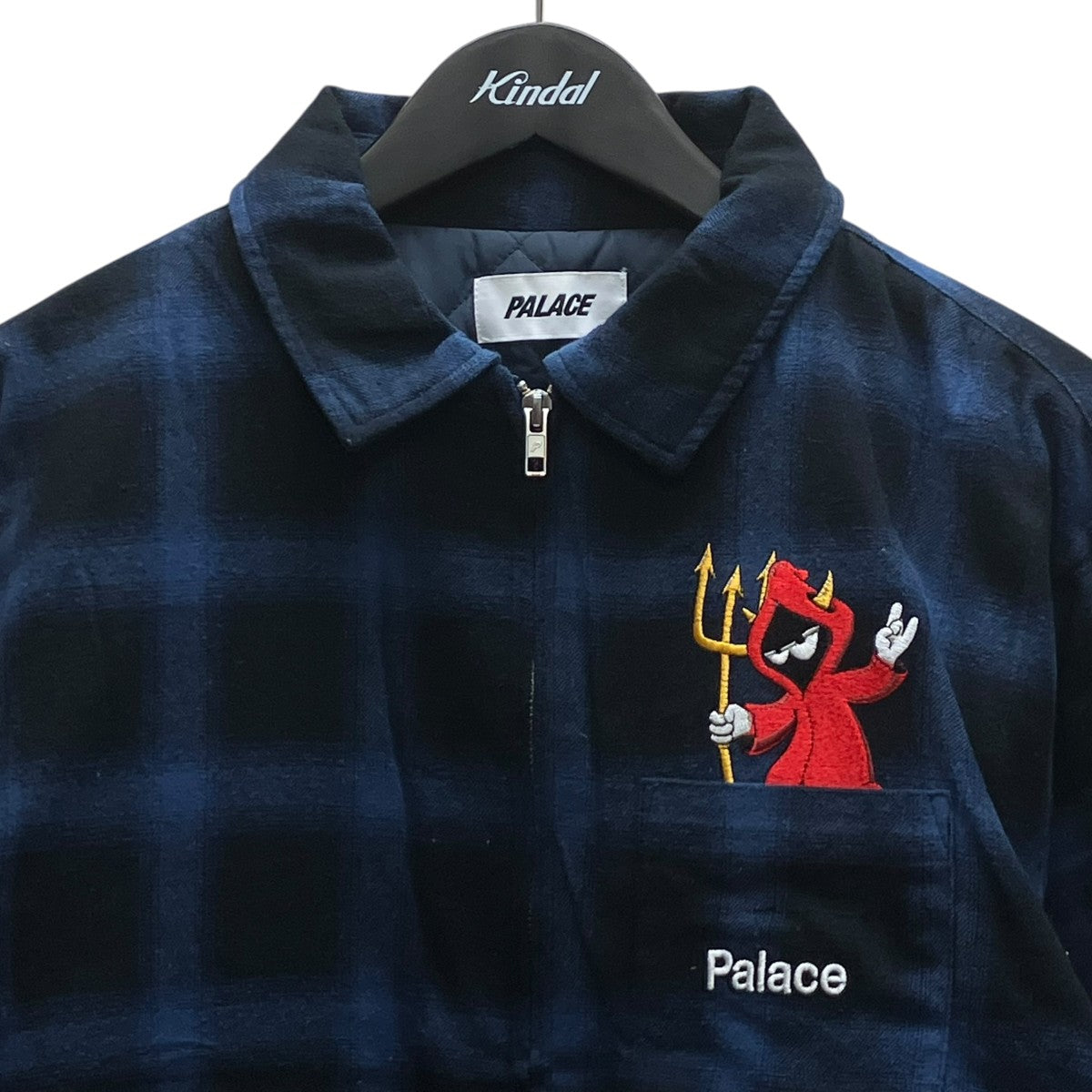 PALACE ZIP UP SHIRT中綿ジャケット 古着・中古-2枚目のアイテム画像