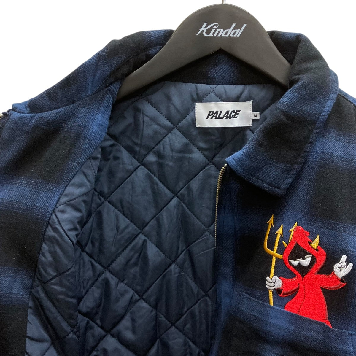PALACE ZIP UP SHIRT中綿ジャケット 古着・中古-3枚目のアイテム画像
