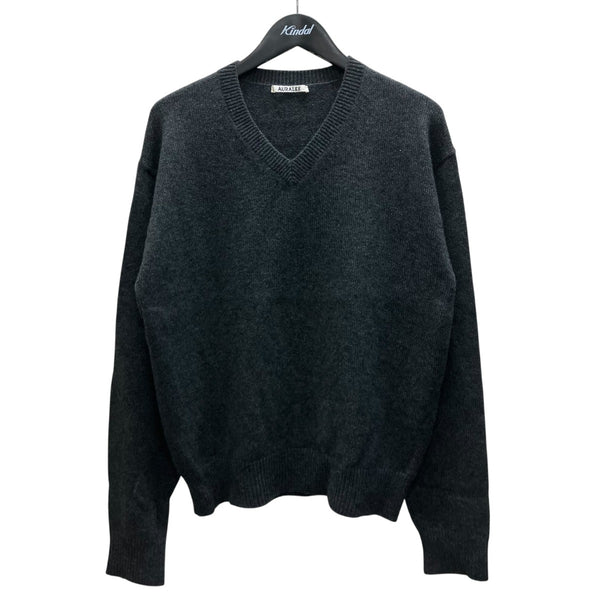 AURALEE(オーラリー) LIGHT CASHMERE KNIT V-NECK P O Vネックニット