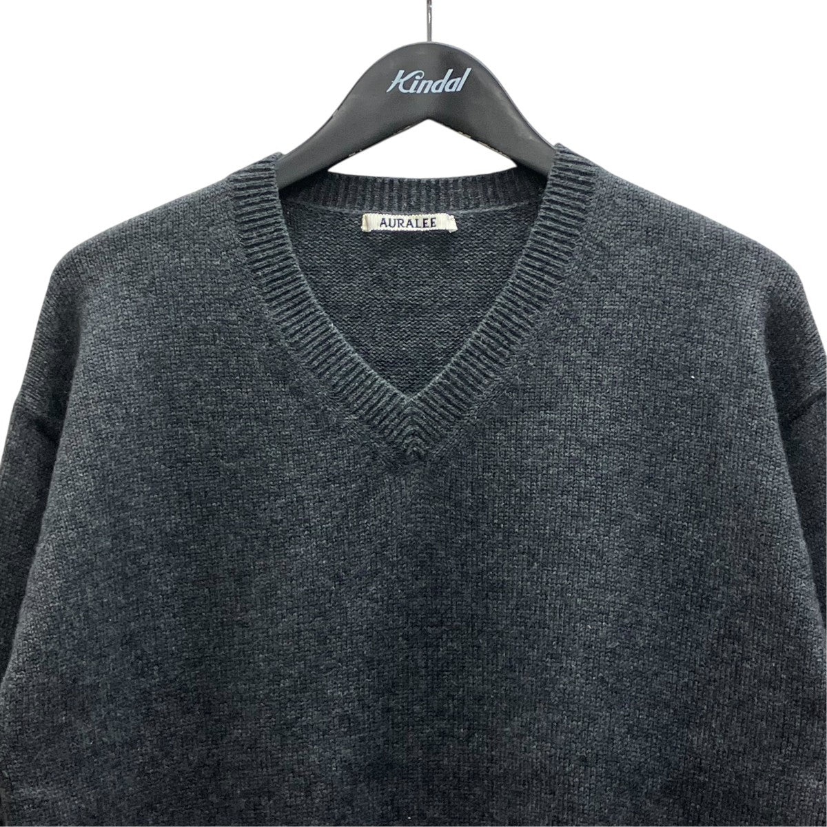 AURALEE(オーラリー) LIGHT CASHMERE KNIT V-NECK P O Vネックニット