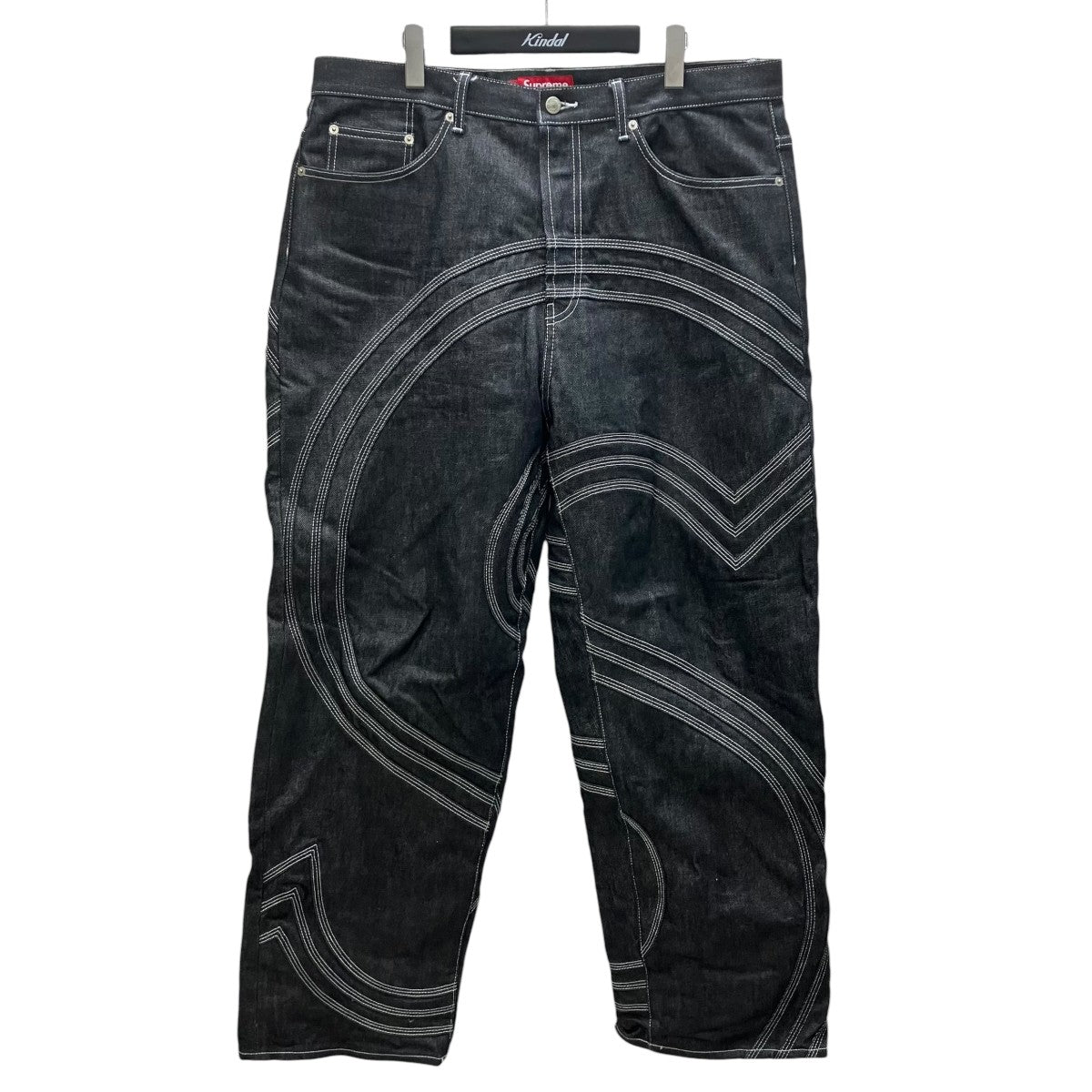 Supreme S Logo Rigid Baggy Jeanデニムパンツ 古着・中古-1枚目のアイテム画像